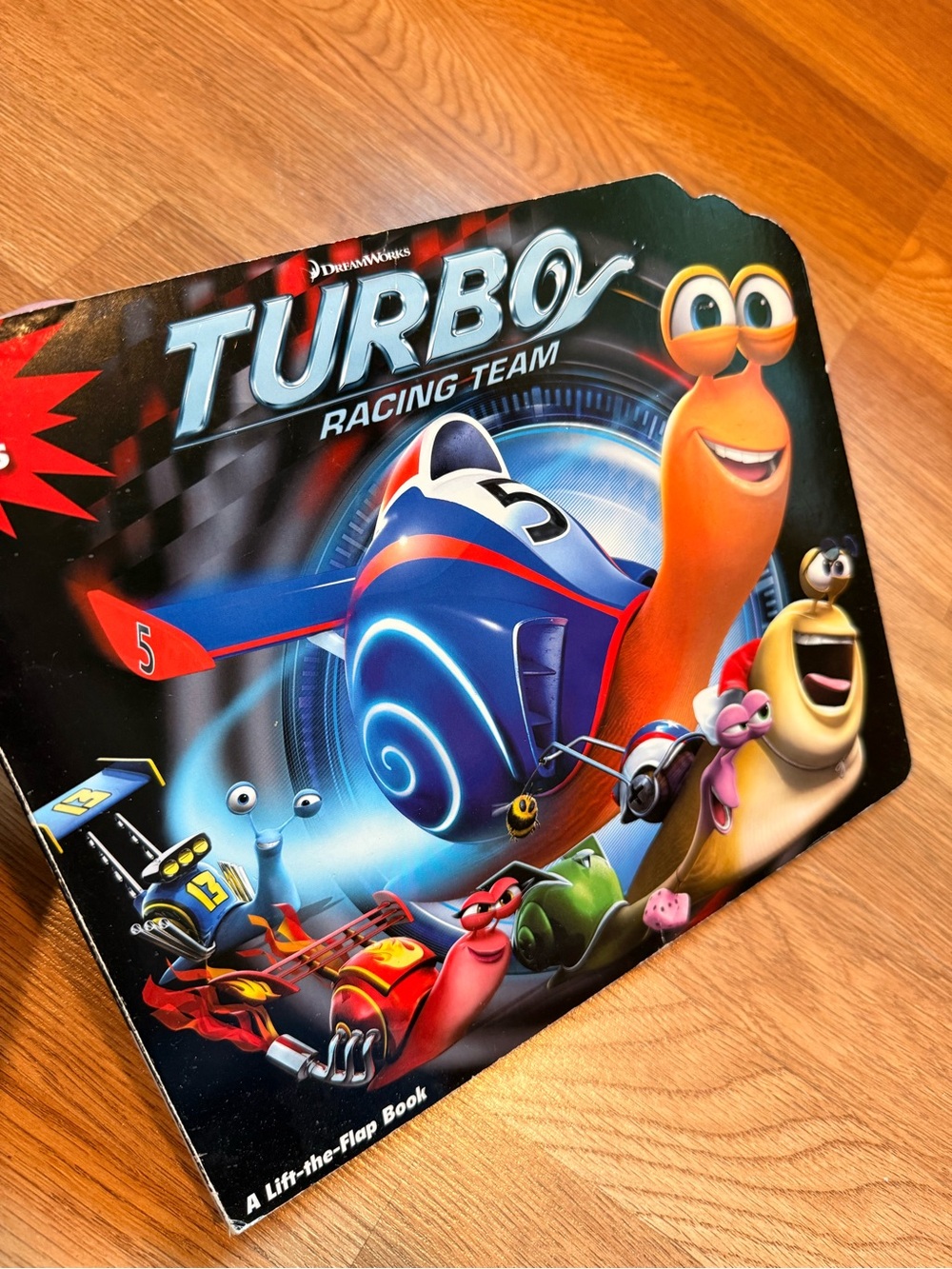 Turbo Racing Team Kids Board Book Lift a Flap